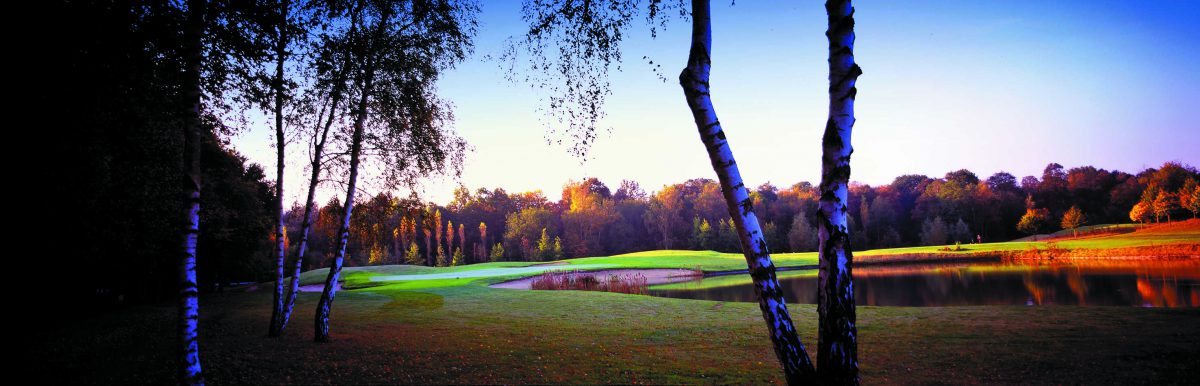 Dawn over Apremont Golf Club, around Paris, France