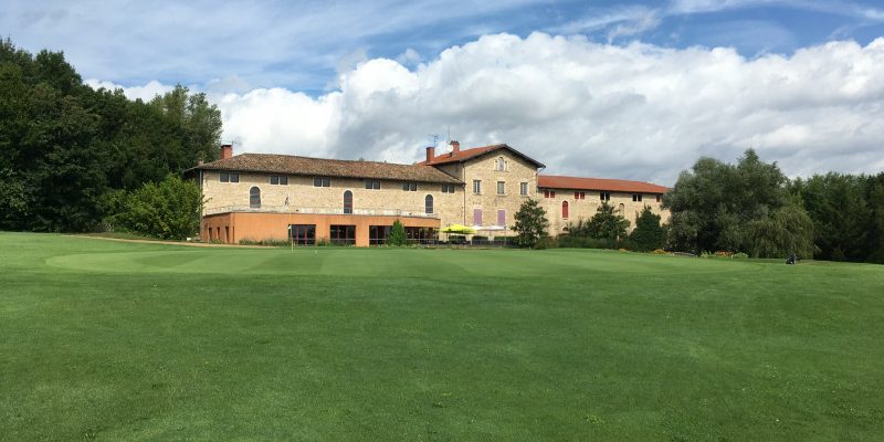 The clubhouse at Beaujolais Golf Club, north of Lyon, France