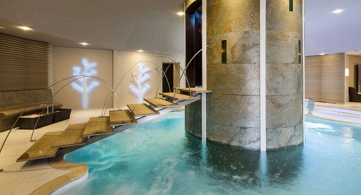 The spa at Chateau d'Augerville, south of Fontainebleau, France