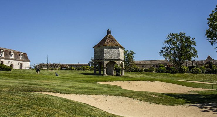 Heading in at Vigiers Golf Club, Dordogne, France