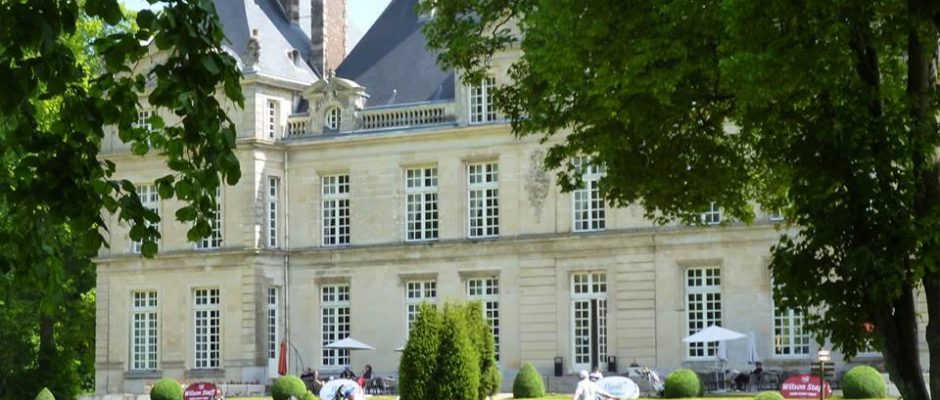 On the tee at Chateau de Raray Golf Club, around Paris, France