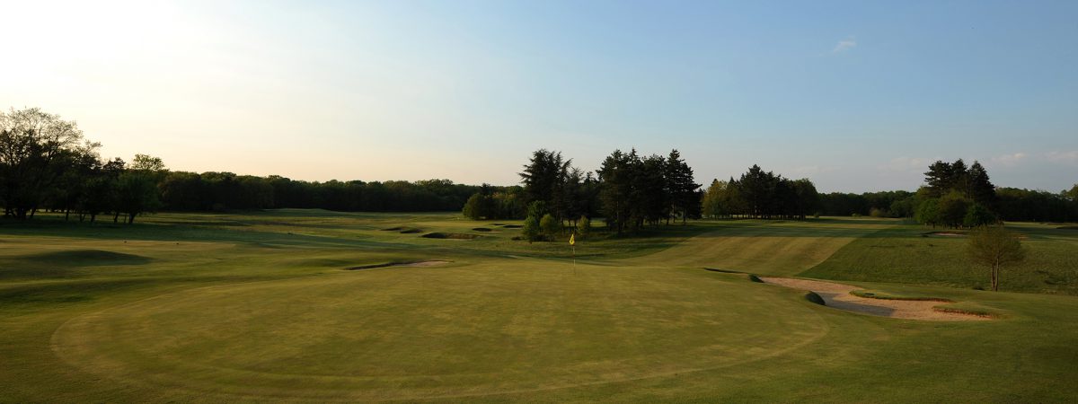 The tenth hole at Chantilly Longeres Golf Club, around Paris, France