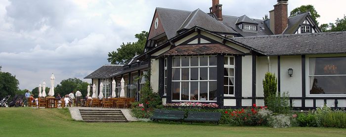 The traditional clubhouse at Chantilly Golf Club, around Paris, France