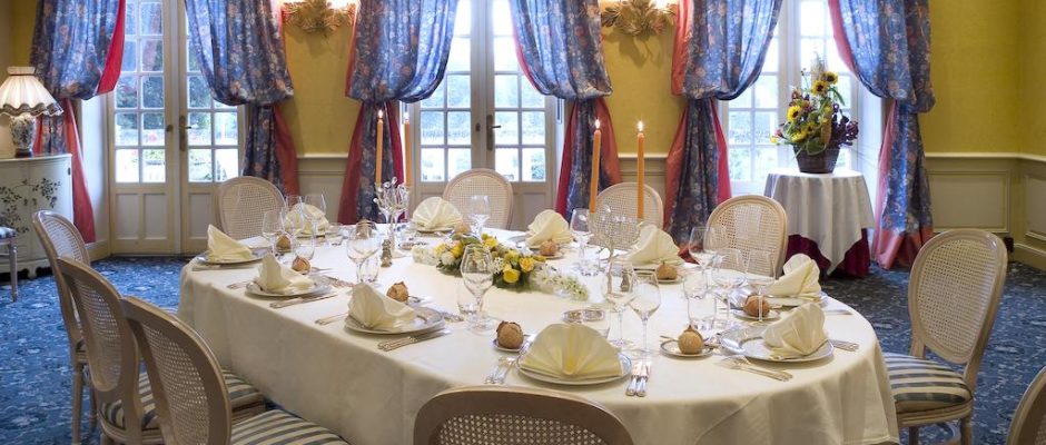 Exquisite dining at Chateau de Beaulieu, Joue les Tours, Loire, France