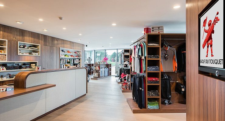 Welcome to the pro shop at Le Touquet Golf Resort, France