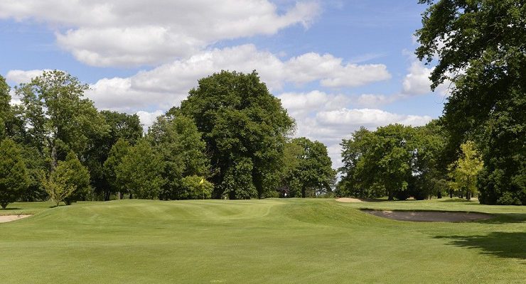 Towards the green at Saint Cloud Golf Club, Versailles, France