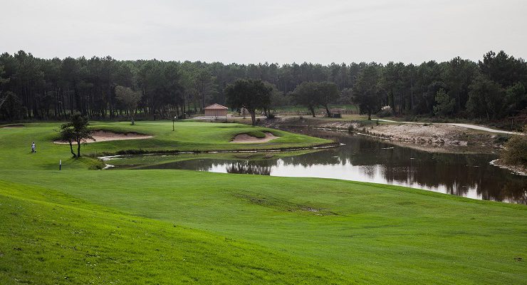 Tiger line at Moliets Golf Club, north of Biarritz, France