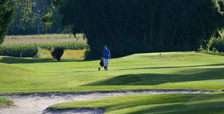 Grenoble Charmeil Golf Club, France, is surrounded by countryside