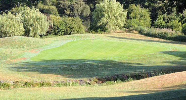 Par three at Bauge Pontigne Golf Club, near Angers, Loire, France
