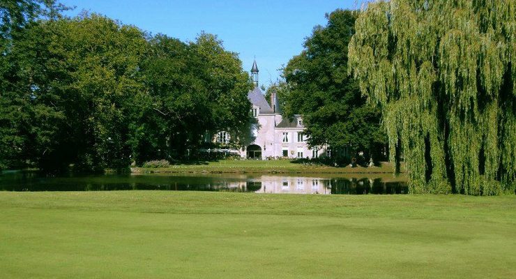 Aerial view at La Grande Romanie Chalons en Champagne Golf Club, France