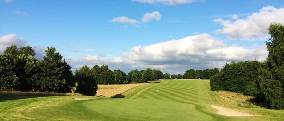 The sea course at Caen Golf Club, Normandy, France