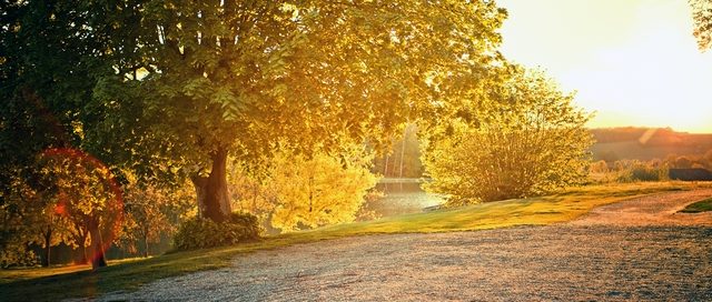 Dawn at Chateau des Vigiers Golf Resort, Dordogne, France