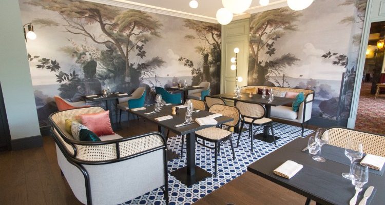 Dining in the Le Touquet Golf Resort clubhouse, France