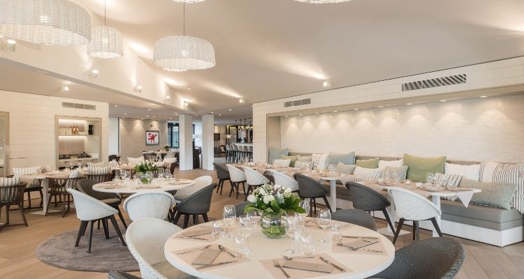 The dining room at Le Touquet Golf Resort, France