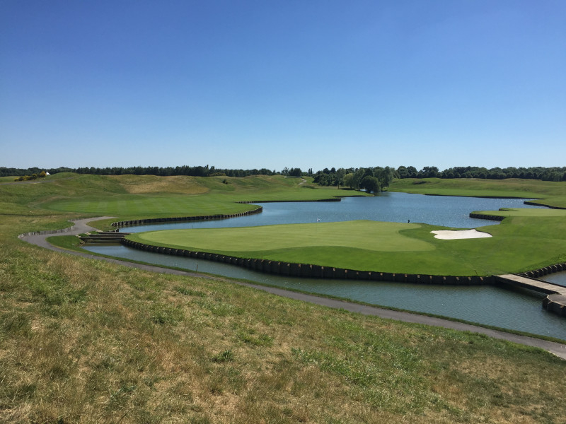 Clever layout at Golf National Aigle, close to Paris, France