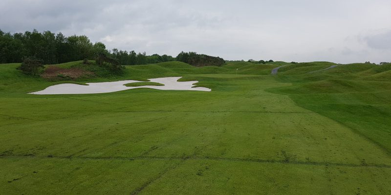 Testing layout at Golf National Aigle course, near Versailles, France