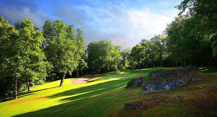 Beautiful conditions at Chateau d'Augerville golf club, south of Fontainebleau, France