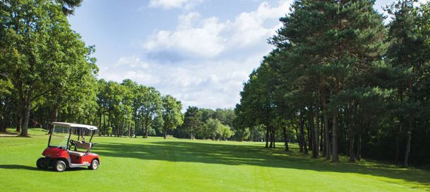 Buggies at Country Club Norges Dijon Bourgogne Golf Club, France