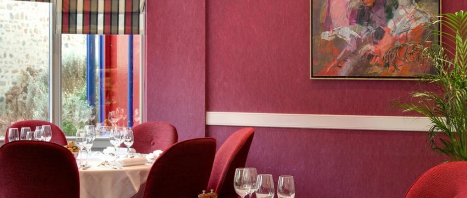 Elegant dining at the Grand Hotel de Solesme, Loire, France