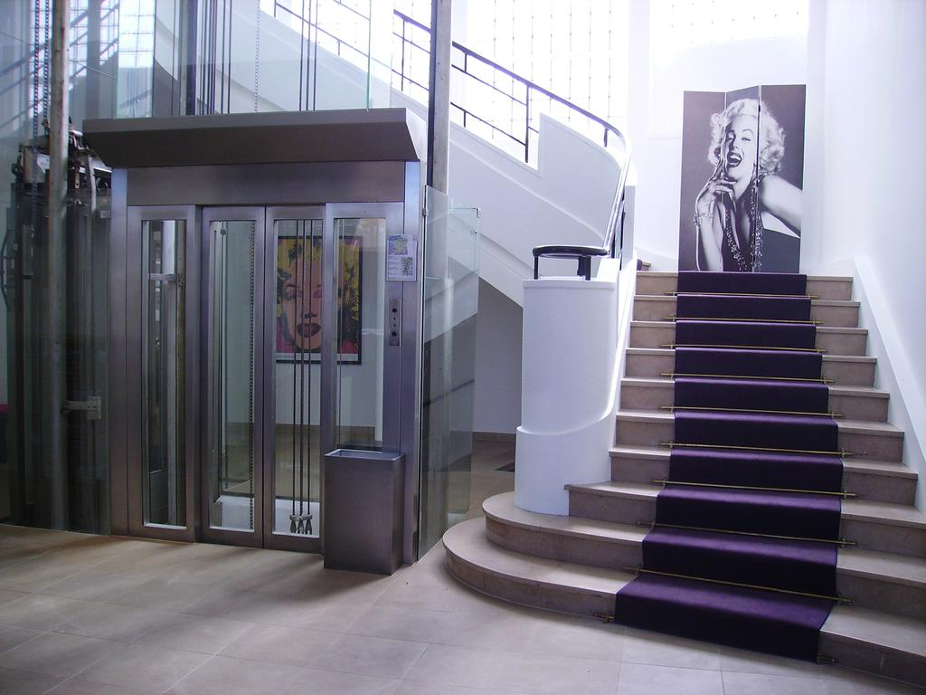 The lift area at Grand Hotel, Strasbourg, France