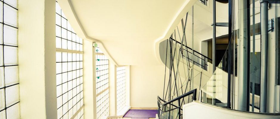 The stairwell at Grand Hotel, Strasbourg, France