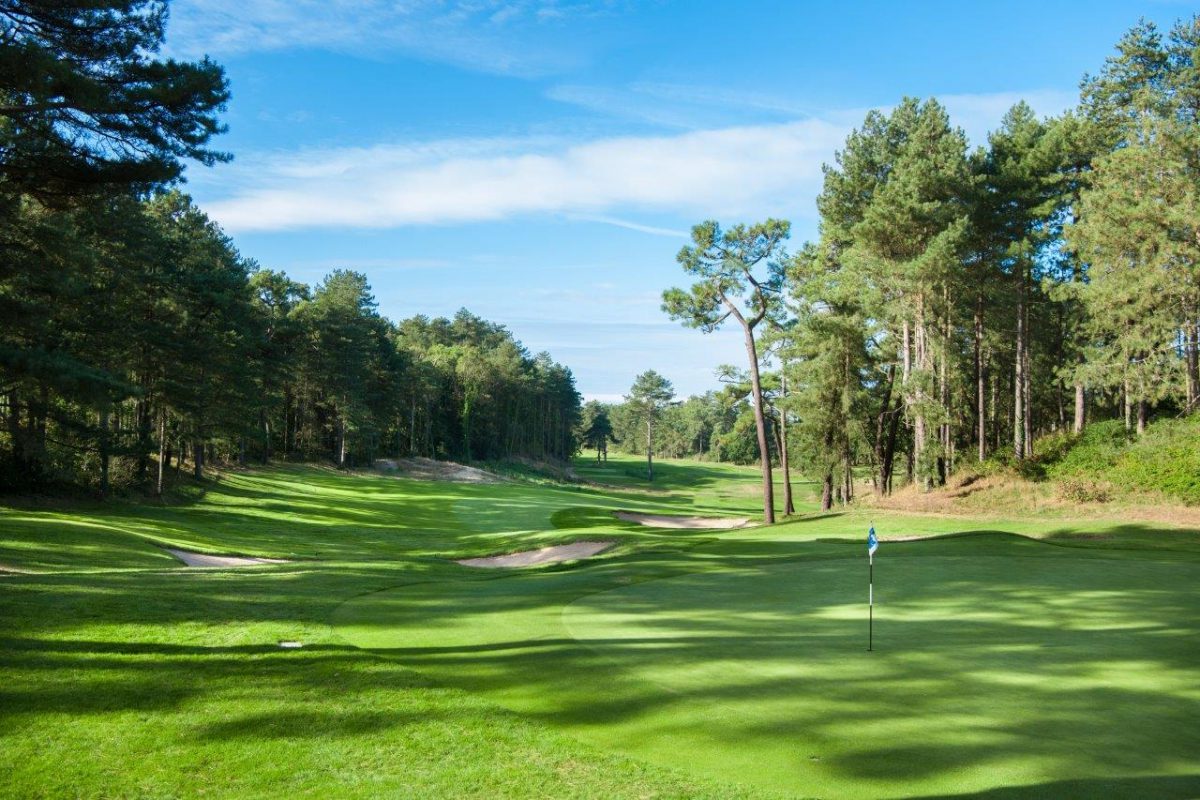 Heading to the green at Hardelot Les Pins golf club, France
