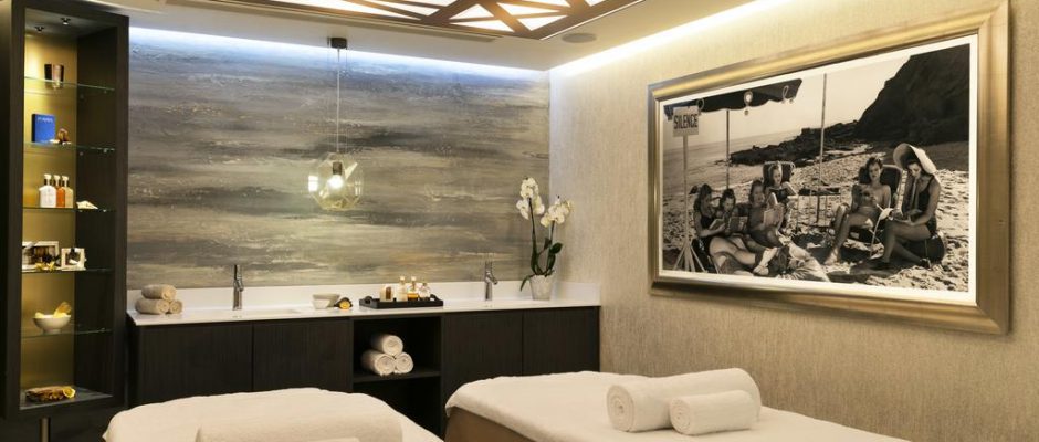 The spa at Hotel Barriere lâ€™Hermitage, La Baule, Brittany, France