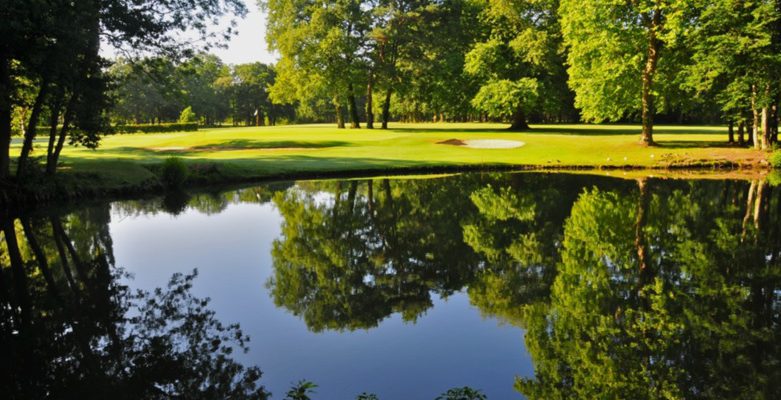 Water features at Orleans Donnery Golf Club, The Loire France