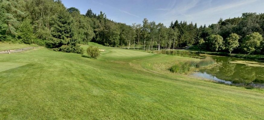 On the Champ de Bataille Golf course, Normandy, France