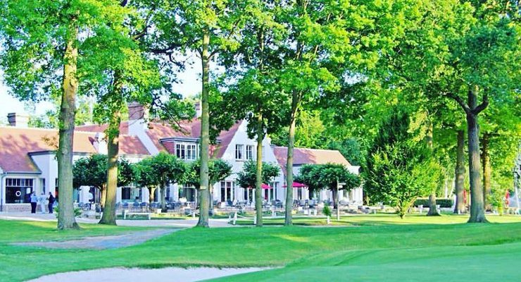 The clubhouse at International Club dy Lys Golf Club, Chantilly, France