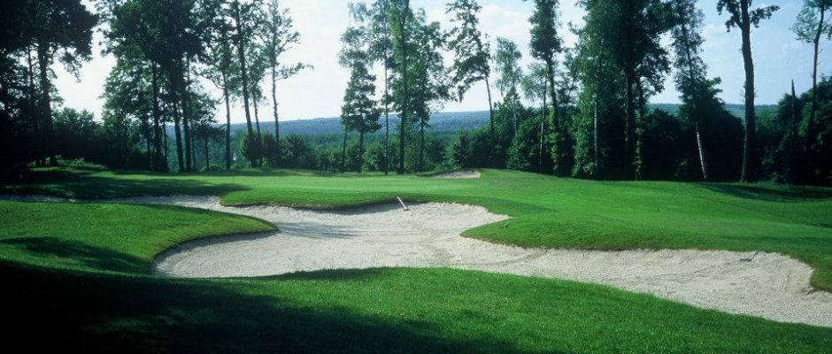 Challenging play at L'Isle Adam Golf Club, north of Chantilly, France