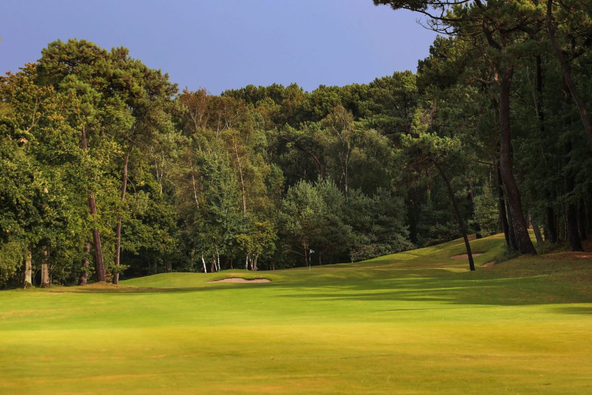 The 14th hole on Le Touquet La Foret Golf course, France