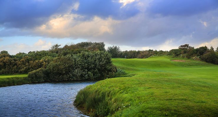 Approaching the eighth hole on Le Touquet La Mer golf course, France