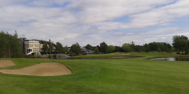 Over the water at Orleans-Limere Golf Club, Loire, France