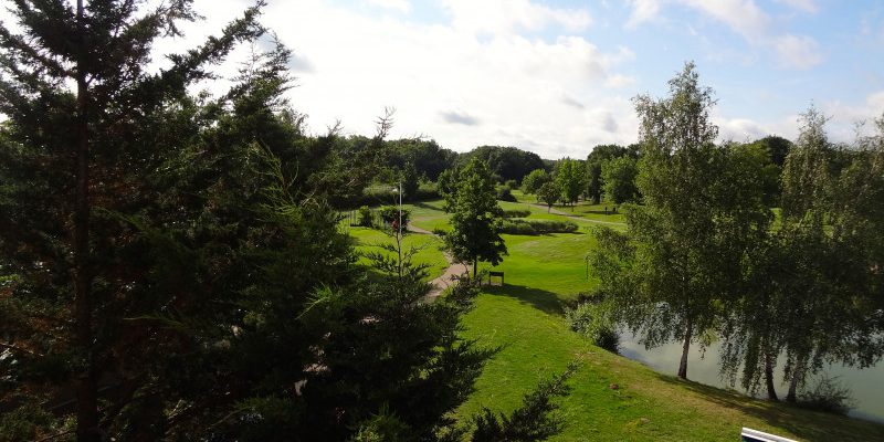 Looking over the course at Orleans-Limere Golf Club, Loire, France
