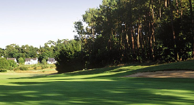 Beautiful fairways at Baden Golf Club, Brittany, France