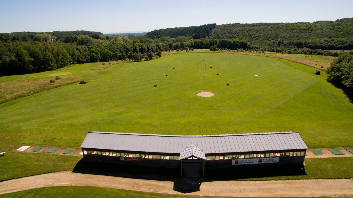 The practice range at Macon La Salle, north of Lyon, France