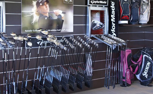 The shop at Pessac Golf Club, Bordeaux, south west France