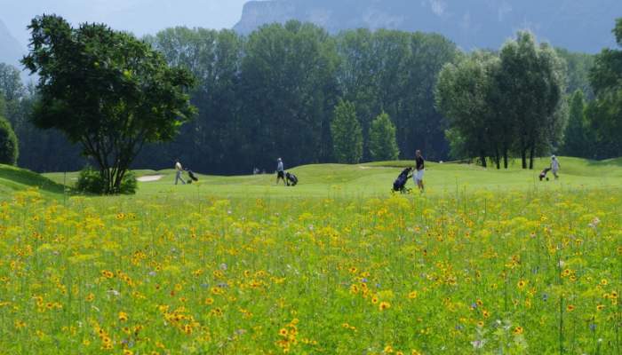 Summer time at Grenoble Charmeil Golf Club, France.