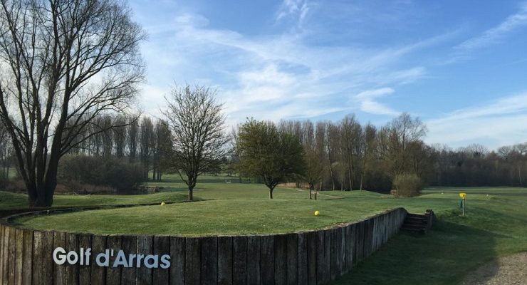 The first tee at Arras Golf Club, Northern France