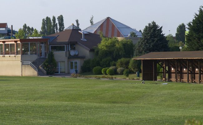 The clubhouse at Quetigny Grand Dijon Golf Club, France