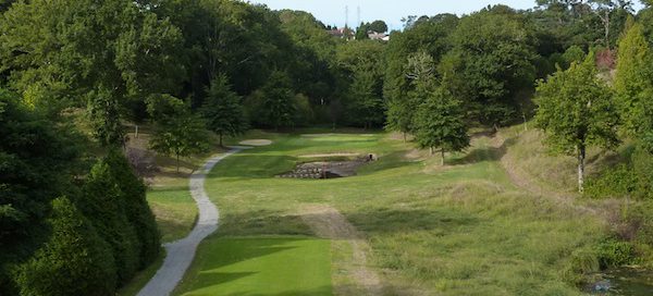 From the tee at Chantaco Golf Club, Biarritz, south west France.
