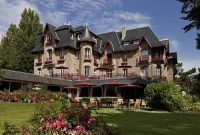 The gardens at Relais et Chateaux Castel Marie Louise, La Baule, Brittany, France