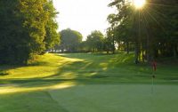 Dappled sun over Tours Ardree Golf Club, Loire, France