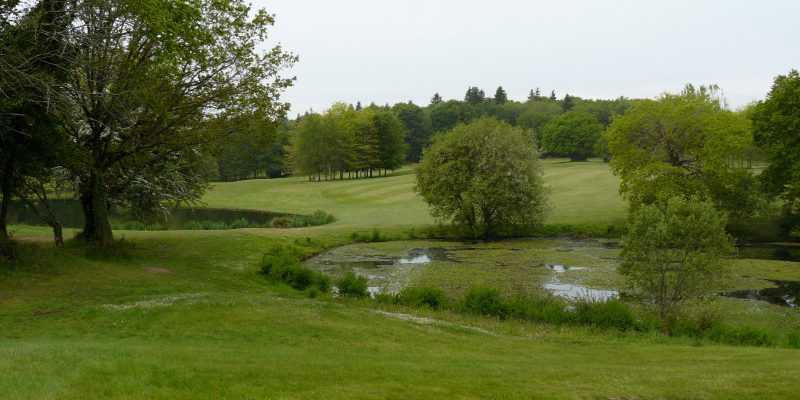 Across country at Val Queven Golf Club, Brittany, France