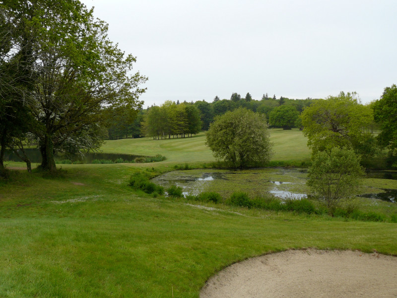 Across country at Val Queven Golf Club, Brittany, France
