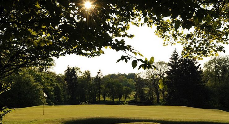 Beautiful parkland at Chantilly Vineuil Golf Club, around Paris, France