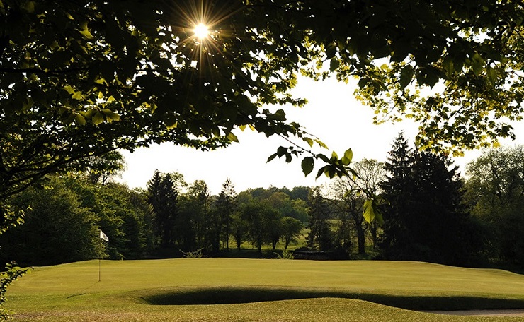 Beautiful parkland at Chantilly Vineuil Golf Club, around Paris, France