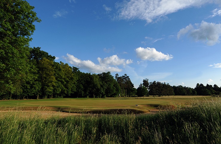 Traditional parkland at Chantilly Vineuil Golf Club, around Paris, France