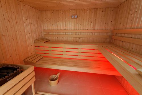 The sauna at Hotel Mercure Brignoles Golf de Barbaroux. Golf Planet Holidays